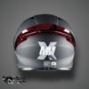 CASCO IMMORTALE KALIUM NEGRO MATE - ROJO