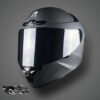 CASCO IMMORTALE KALIUM NEGRO MATE - ROJO