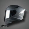 CASCO IMMORTALE NEGRO MATE - PLATA
