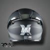 CASCO IMMORTALE NEGRO MATE - PLATA