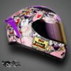 CASCO SHAFT CORAJE MORADO
