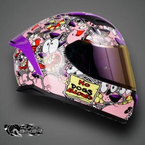 CASCO SHAFT CORAJE MORADO