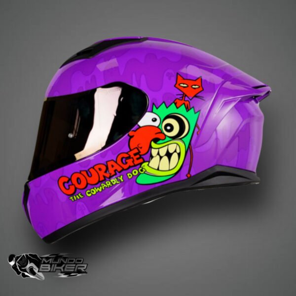 CASCO SHAFT CORAJE MORADO