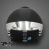 CASCO EDGE SHANGAI NEGRO CON PLATA