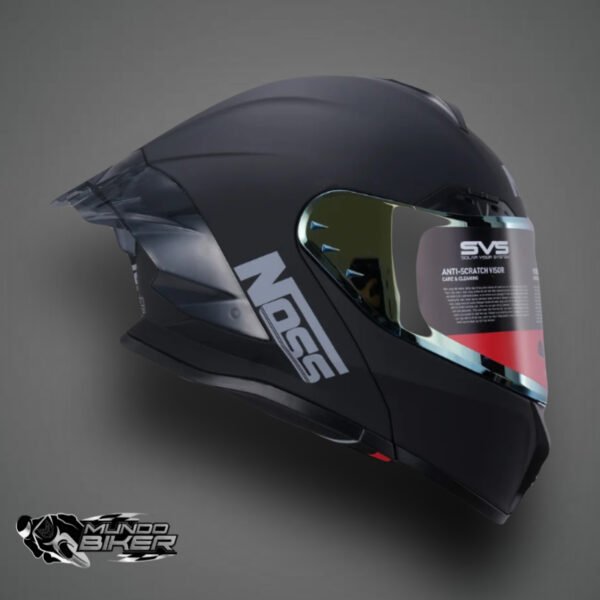 CASCO NOSS NEGRO MATE