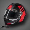 CASCO MT STINGER 2 TRON ROJO BRILLO
