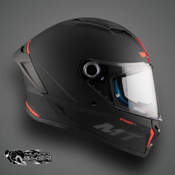CASCO MT STINGER 2 NEGRO MATE