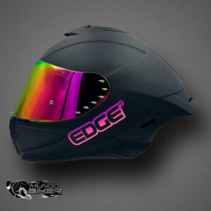 CASCO EDGE SHANGAI NEGRO MORADO