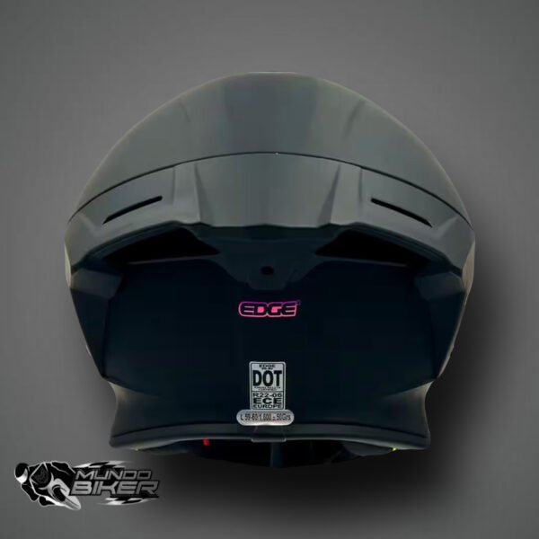 CASCO EDGE SHANGAI NEGRO MORADO