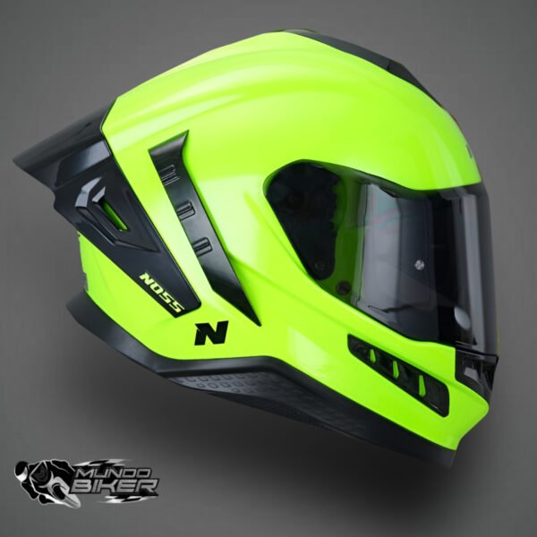 CASCO NOSS NS-806 FLUO VERDE