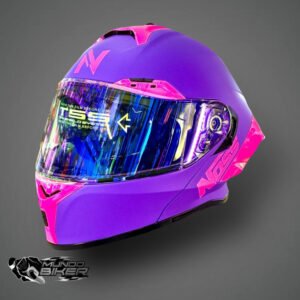 CASCO NOSS NS-X90 MORADO MATE