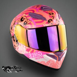 CASCO KOV STARK CHICAS SUPERPODEROSAS ROCK GIRL ROSA