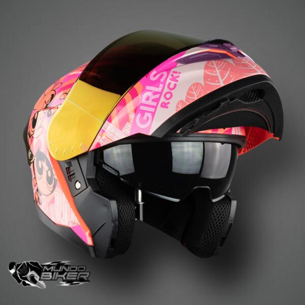CASCO KOV STARK CHICAS SUPERPODEROSAS ROCK GIRL ROSA