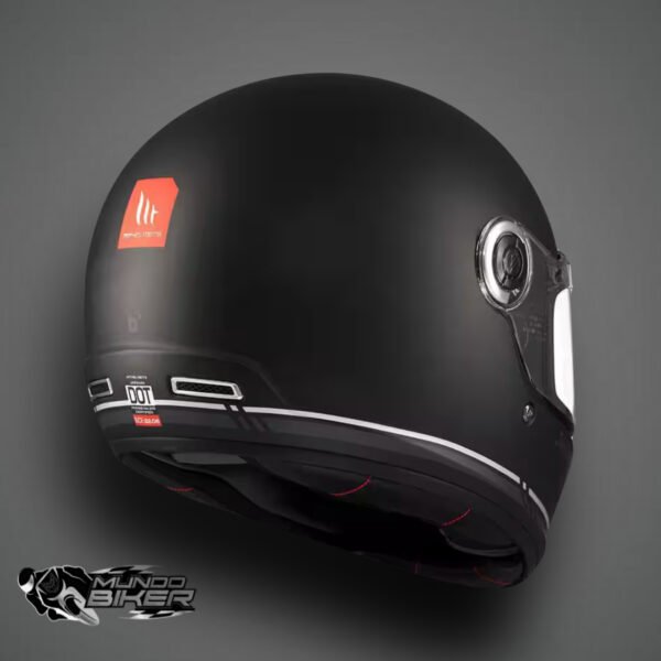 CASCO MT JARAMA B2 NEGRO MATE RETRO